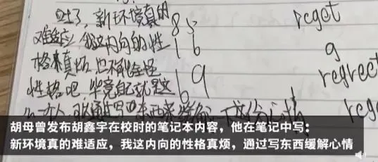 胡鑫宇系自缢死亡：“我试着销声匿迹，原来我真的无人问津”